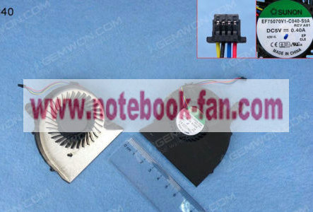 New Fan For HP ProBook 4340S 4341S EF75070V1-C040-S9A 4 PIN New Fan For HP ProBook 4340S 4341S EF75070V1-C040-S9A 4 PIN